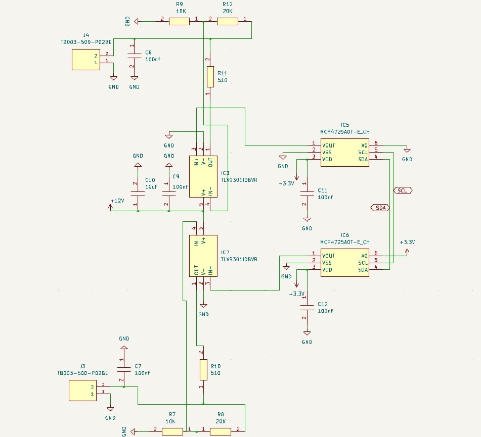 Image of entire schematic creating 0-10v signal from DAC